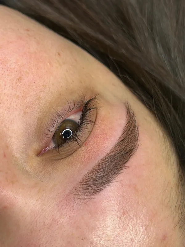 Micropigmentación de cejas (efecto polvo)